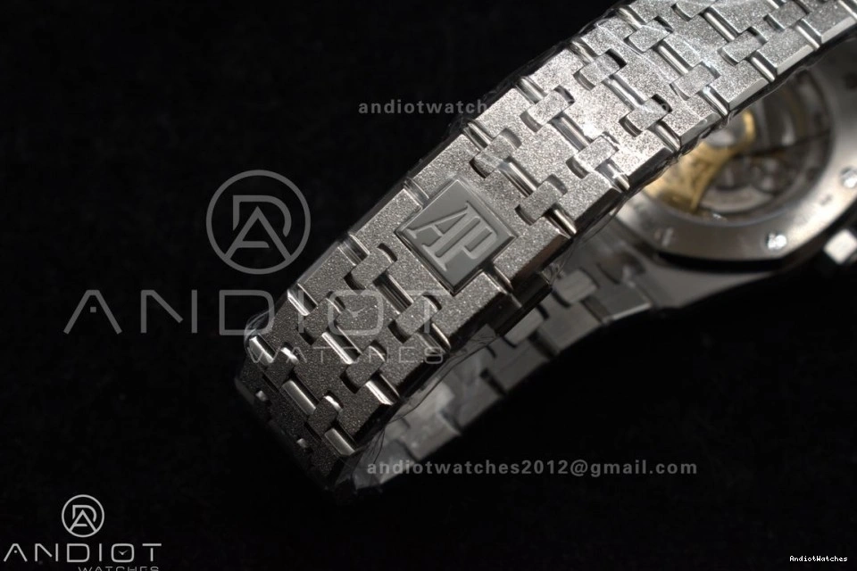 37mm Grey SS on Textured 15454 SS APSF Frosted Oak Edition Super 1:1 Bracelet SA3120 Dial Royal Best Clone Lightweight 1031 0429